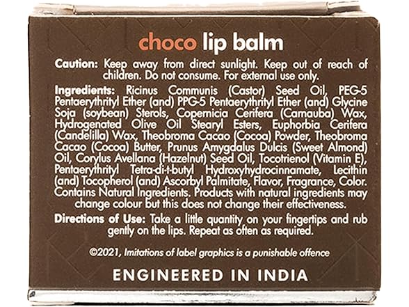 mCaffeine Choco Lip Balm