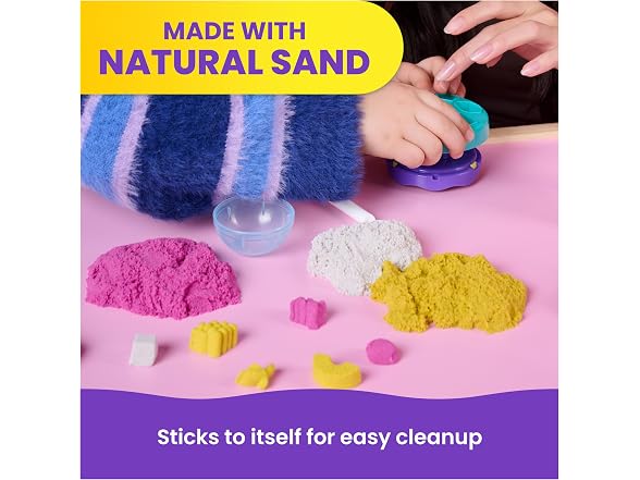 Kinetic Sand, Smoothie Mixer Playset with 14 oz Play Sand