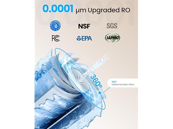 KOVIET CF02 10 Stage Reverse Osmosis Water Filter Countertop