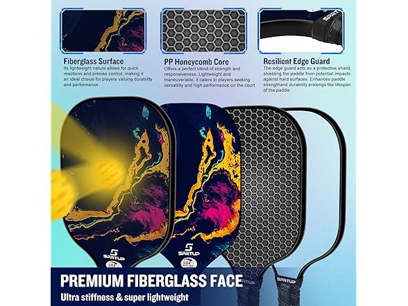 Pickleball Paddle 2-Pack USAPA Approved - Gallery 3
