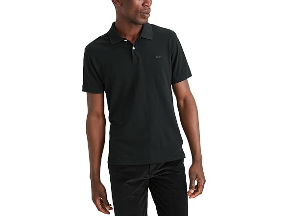 Dockers Slim Fit Polo Black (M)