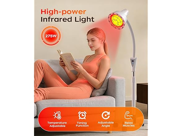 LHCYLDQ Infrared Light Therapy Lamp