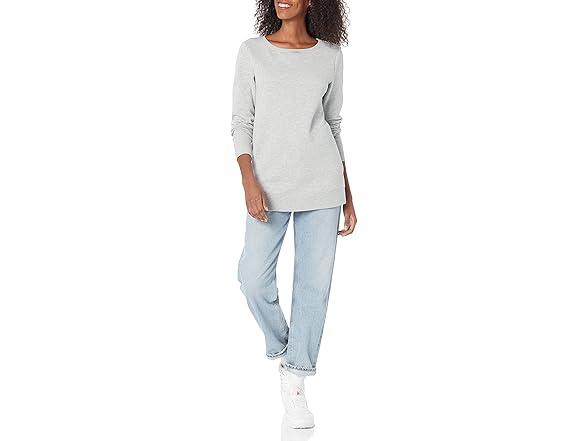 Amazon Essentials Women's Tunic Sweatshirt