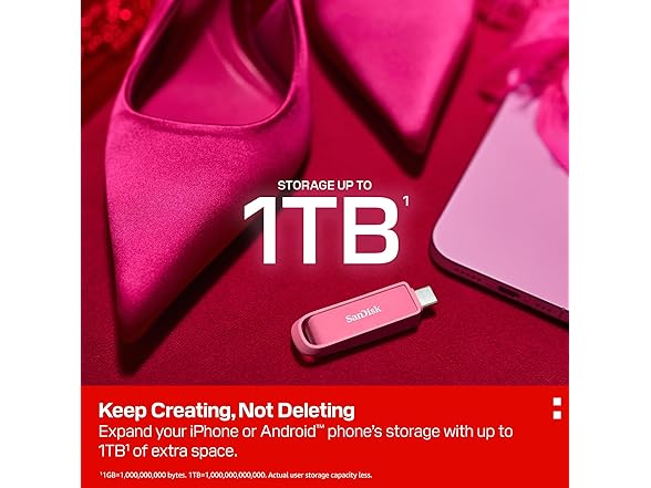 SanDisk 512GB Phone Drive with USB Type-C