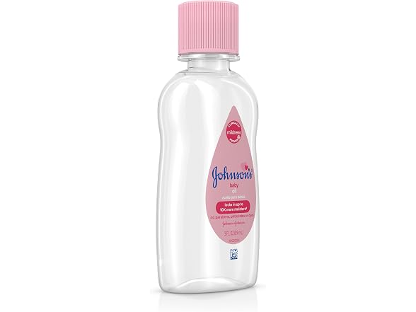Johnsons Baby Oil Hypoallergenic 3oz