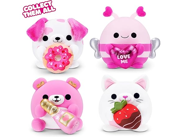 Snackles Valentine’s Edition 8-Inch Plush Toy