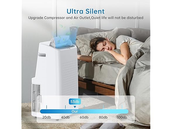 dainslef 750sqft 14000 BTU Portable Air Conditioner