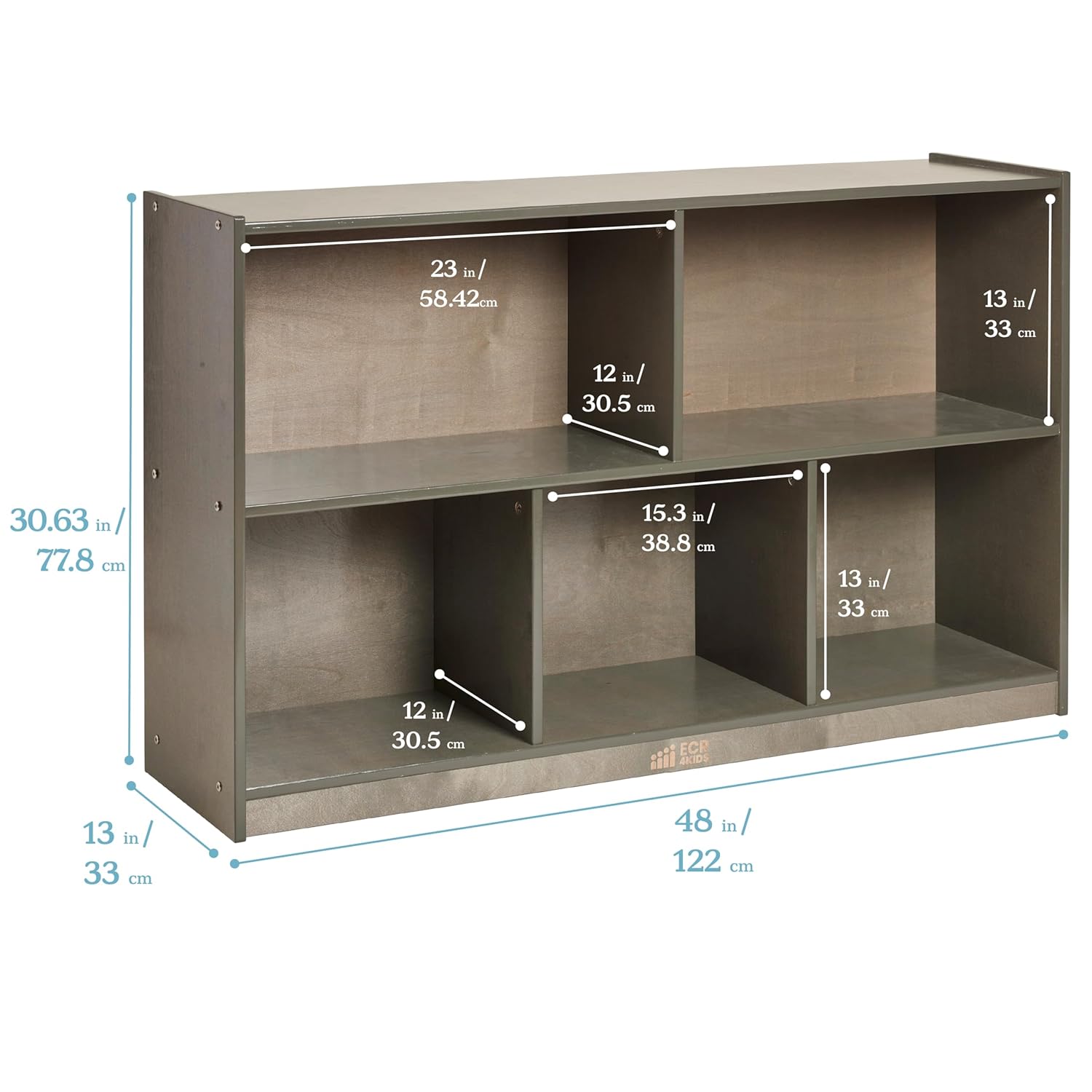 ECR4Kids 5-Compartment Mobile Storage - Gallery 15