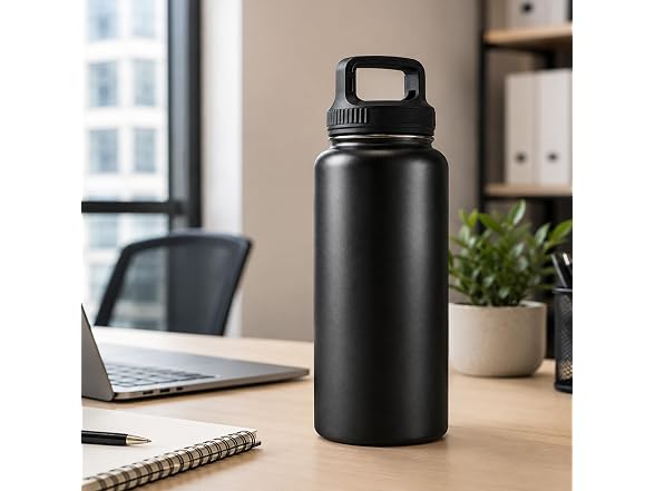 SipX™ 32 oz Insulated Water Bottle with 3 Lids