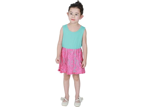 Yming Girls (7-8 Years) Mommy Me Dresses Dress