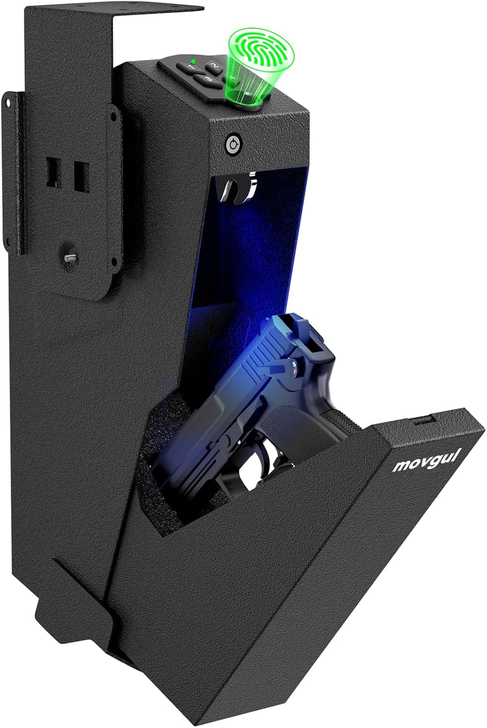 movgul Biometric Drop Down Gun Safe - Gallery 9