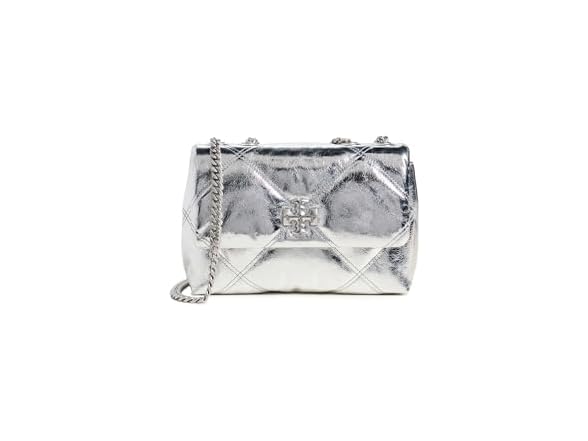 Kira Metallic Diamond Shoulder Bag