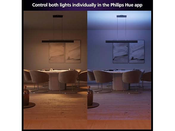 PHILIPS Hue Ensis Smart LED Pendant Light Black