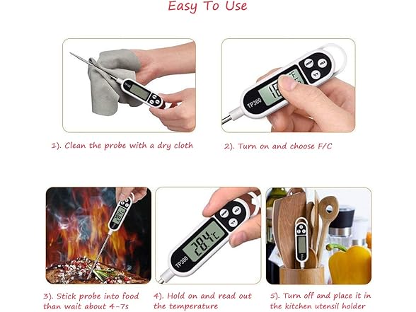 Meat Food Candy Thermometer 2 Pack