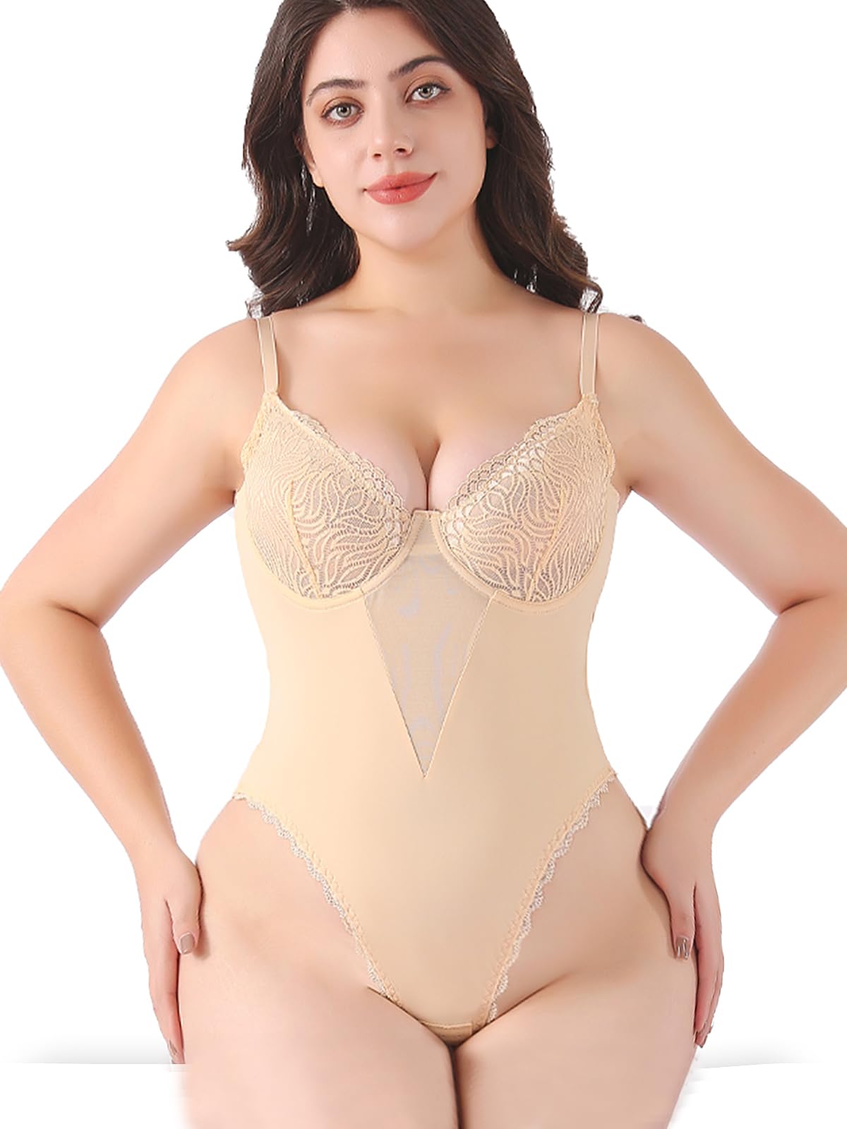 LFX Shapewear Bodysuits for Women Lace - Gallery 8