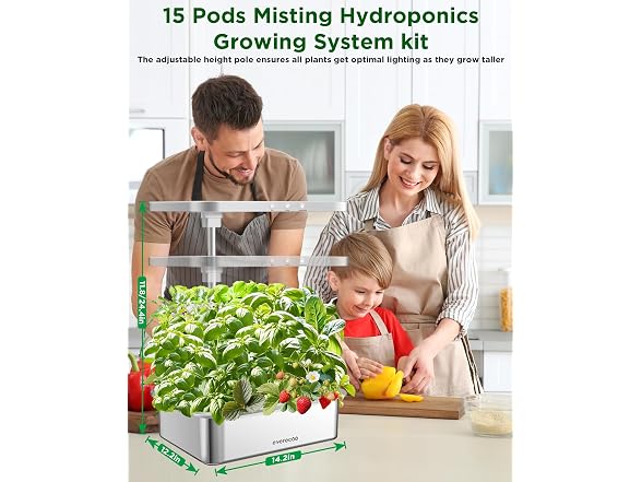 Stainless Steel Hydroponics Growing
