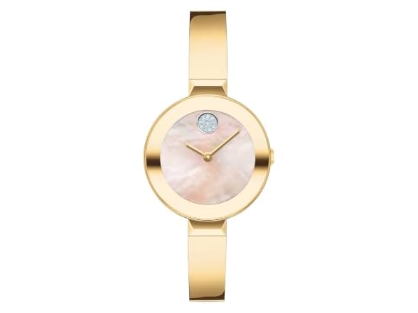 Movado Women's BOLD Crystal Accent and Pale Watch