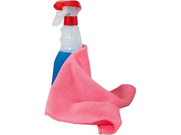 Superio Microfiber Cleaning Cloths Color-Coded 72 Pack