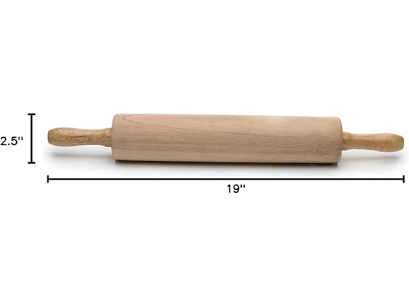 Fox Run 19-Inch Wooden Rolling Pin