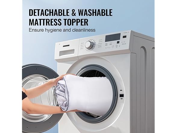 Mattress Topper, Queen Size, 1" Thickness, Fiber