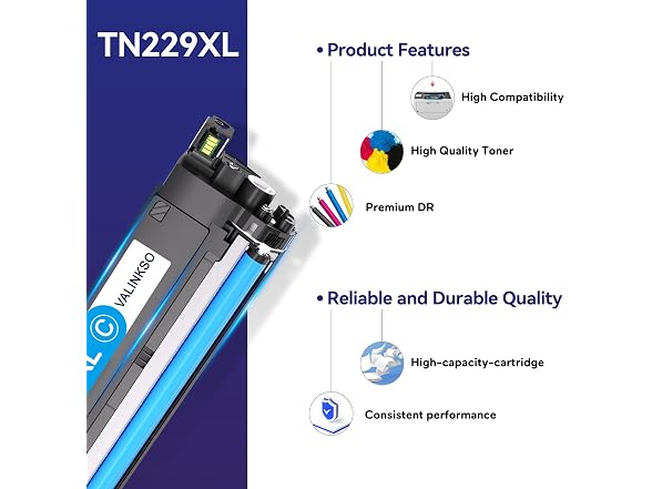 Valinkso Compatible for Brother TN229XL TN229