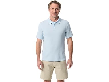 $6.99, Was $49.50, 85% Off! Bass Outdoor Men Short Sleeve Textured Polo Shirt dealfomo