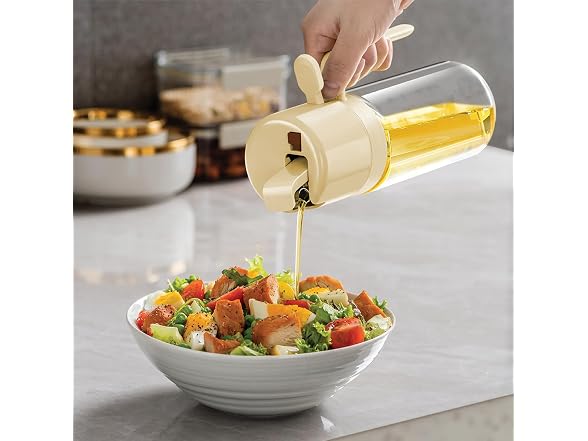 Glad 2 in 1 Oil Dispenser, 18.6oz/550ml 