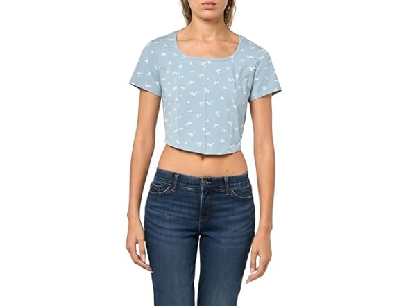 Lou Ditsy Floral Dusty Blue