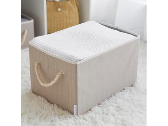 Sukkiri Homu Pack of 2 Large Rectangular Modern Storage Bins
