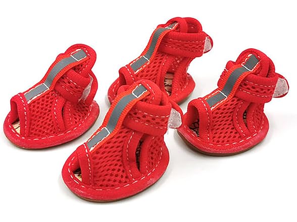 Summer Sandals for Dogs, Breathable Mesh Dog