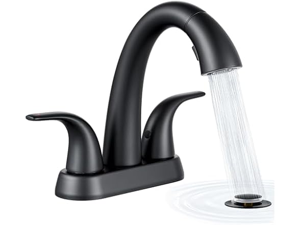 Matte Black Pull Down Faucet