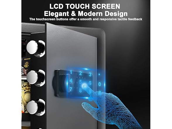 Emasme 2.0cu ft Fireproof Home Safe