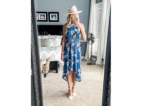 Kilig Women (L) Summer Halter Maxi Causal Dress