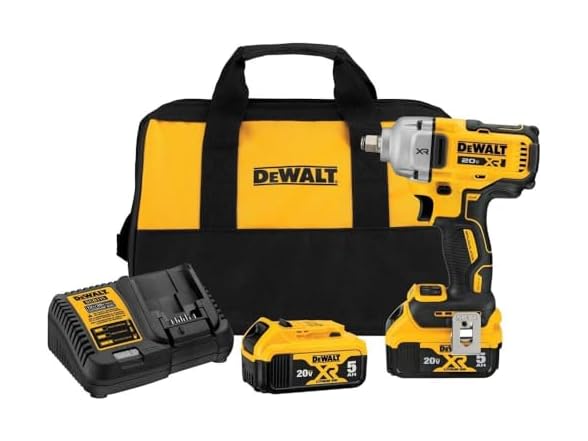 DEWALT DCF891P2 20V MAX Impact Wrench Kit