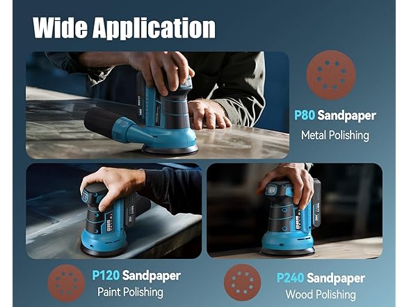 TILSWALL DS04 Cordless Orbital Sander