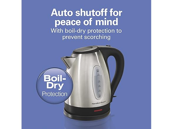 Hamilton Beach Electric Tea Kettle SS