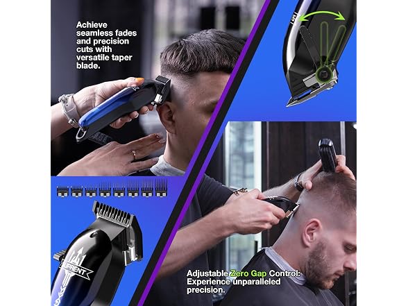 Cordless Hair Clippers 7000 RPM Type-C