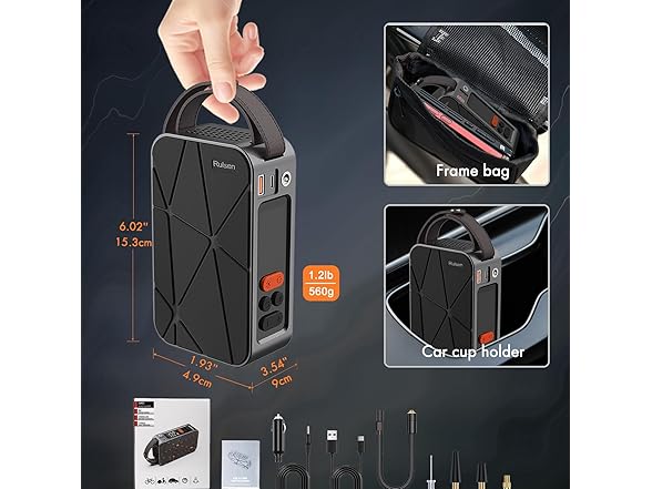 Rulsen Tire Inflator Portable Air Compressor,