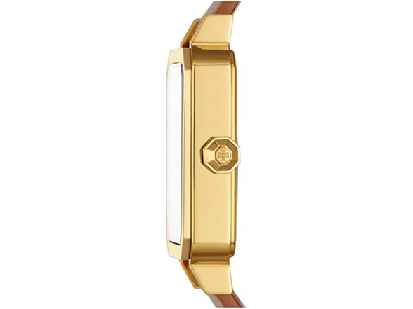 Tory Burch Women's Robinson Gold Tan Brown Watch