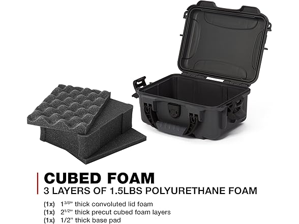(NEW) Nanuk 904 Waterproof Hard Case with Foam Insert