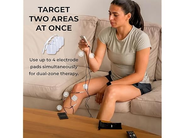 TENS Sport Recovery Unit with 4 Pads