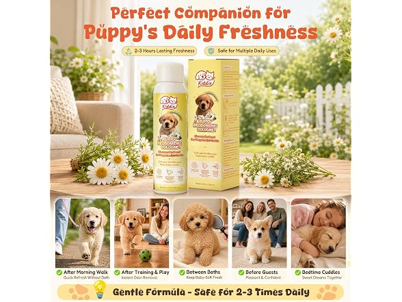Kiddix Dog Perfume Spray for Puppy 6.1
