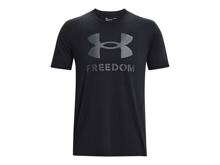 Under Armour 1370811 Small UA Freedom Logo T-Shirt Dark N
