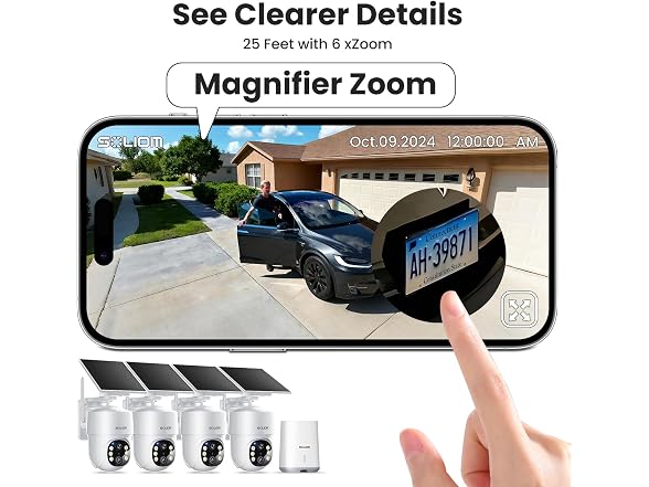 SOLIOM 4 Pack 4 MP Security Cameras