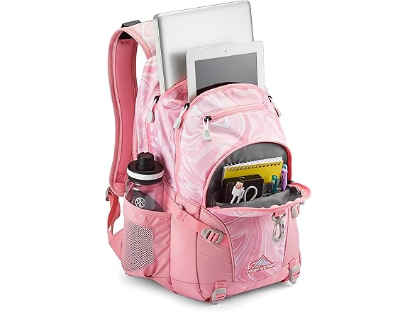 High Sierra Pink Marble Backpack