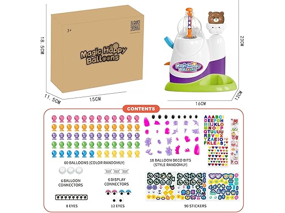 Ligamentexa Bear Pump Balloon Craft Kit