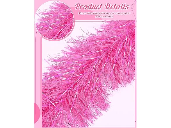 8 Pcs Feather Boas Artificial Fluffy