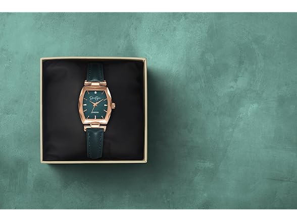 Jessica Simpson Quartz Watch w/ Leather Band
