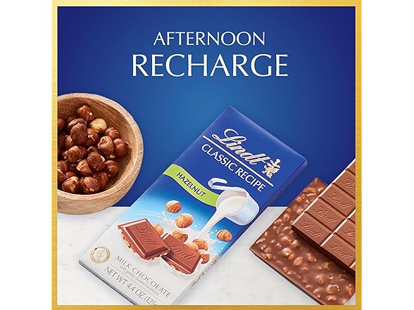 Lindt Classic Recipe Hazelnut Milk Bar 1
