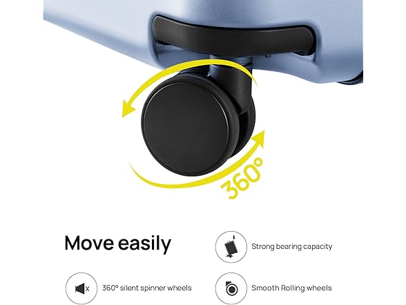 NINETYGO Carry On Luggage